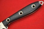 Busse Custom Steak Knife with Black G10 Handle