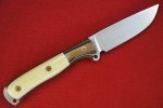Busse Custom Mean Street Knife with Camel Bone