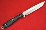 Busse Custom Steak Knife with Black G10 Handle