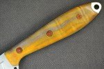 Busse Short 3.6" Elmax Steak Knife with Maple Handle