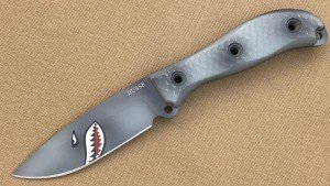 Busse Custom Radioactive Duty Shark Cerakote Knife