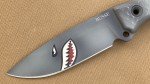 Busse Custom Radioactive Duty Shark Cerakote Knife