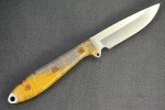 Busse Short 3.6" Elmax Steak Knife with Maple Handle