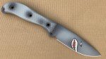 Busse Custom Radioactive Duty Shark Cerakote Knife