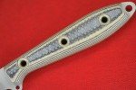 Busse 4.75" Elmax Steak Knife - Black/Tan/Grey