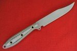 Busse 4.75" Elmax Steak Knife - Black/Tan/Grey