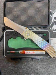 Grimsmo Norseman #3921 Stonewashed Honey Pattern Knife