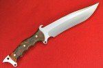 Busse Custom MoJo Knife - Satin INFI Finish