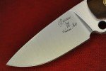 Busse Custom Game Warden Knife - Walnut Handle