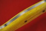 Busse Custom Fat SFNO Knife with Yellow Maple Handle