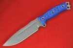 Busse Battle Grade Hell Razor Knife - Blue/Black G10