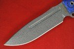 Busse Battle Grade Hell Razor Knife - Blue/Black G10