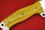 Busse Custom Fat SFNO Knife with Yellow Maple Handle