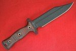 Busse Custom TGLB Clip Point Bowie Knife
