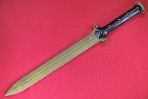 Busse Combat Gladius Bronze Convex Blade Knife