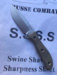 Busse Combat RAD RadioActive Duty Knife with Sheath