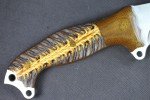 Busse Custom Forsaken Mistress Knife with Pine Cone Handle