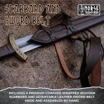 Norse Tradesman Viking Sword with Leather Belt