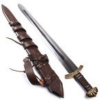 Norse Tradesman Viking Sword with Leather Belt