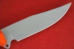 Busse Custom 3.5" Bowie Knife - Black/Orange G10