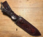 Busse TGLB Brown INFI Blade with Leather Sheath