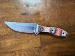 Busse Custom Elmax Sawback Crab Shack Knife