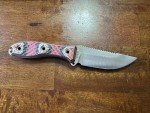 Busse Custom Elmax Sawback Crab Shack Knife