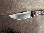 Busse Custom Elmax Sawback Crab Shack Knife