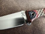 Busse Custom Elmax Sawback Crab Shack Knife