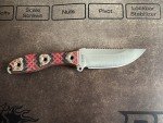 Busse Custom Elmax Sawback Crab Shack Knife