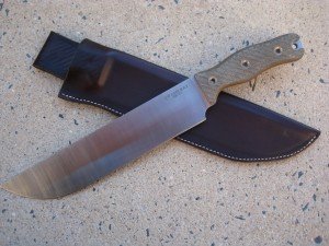 Norseman Custom Leather Knife Sheath - Brown