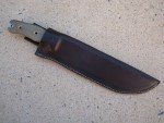 Norseman Custom Leather Knife Sheath - Brown