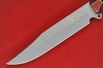 Busse Custom 4.65" Elmax Steak Knife - Red/Black/Grey