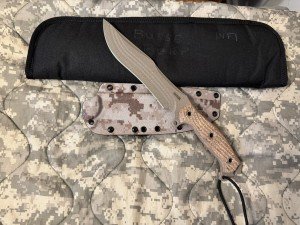 Busse Varsity Edition Tan Micarta Knife