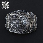 Odin's Ravens 925 Sterling Silver Belt Buckle