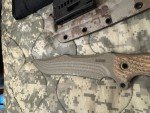 Busse Varsity Edition Tan Micarta Knife
