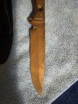 Busse Elmax Steak Knife with Custom Sheath