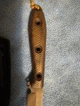 Busse Elmax Steak Knife with Custom Sheath