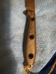 Busse Elmax Steak Knife with Custom Sheath