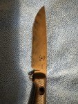 Busse Elmax Steak Knife with Custom Sheath