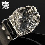 Odin's Ravens 925 Sterling Silver Belt Buckle