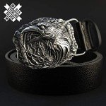 Odin's Ravens 925 Sterling Silver Belt Buckle