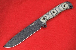 Busse Boss Jack Battle Grade Knife - Black/Tan G10
