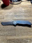 Grimsmo Norseman Blue Diamond Timascus Clip