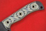 Busse Boss Jack Battle Grade Knife - Black/Tan G10