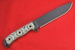 Busse Boss Jack Battle Grade Knife - Black/Tan G10