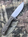Busse Combat RAD Knife with Black Micarta Handle