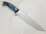 Busse Custom Urgent Fury Knife with Blue Burl