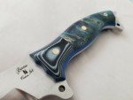 Busse Custom Urgent Fury Knife with Blue Burl