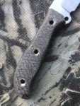 Busse Combat RAD Knife with Black Micarta Handle